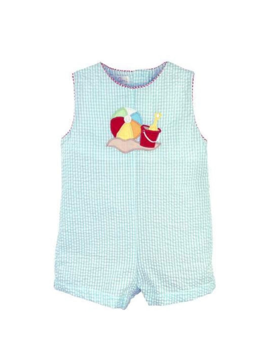 Sunsuit w/ Beach Appliqué