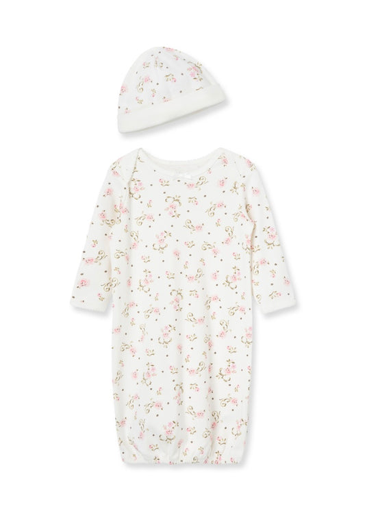 Vintage Rose Gown and Hat