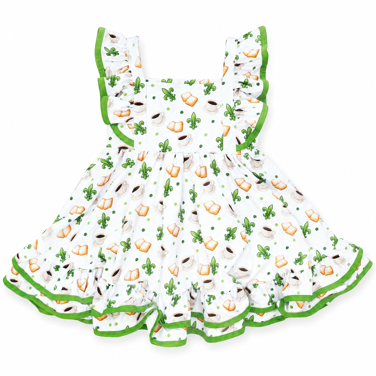 Beignet Ruffle Dress