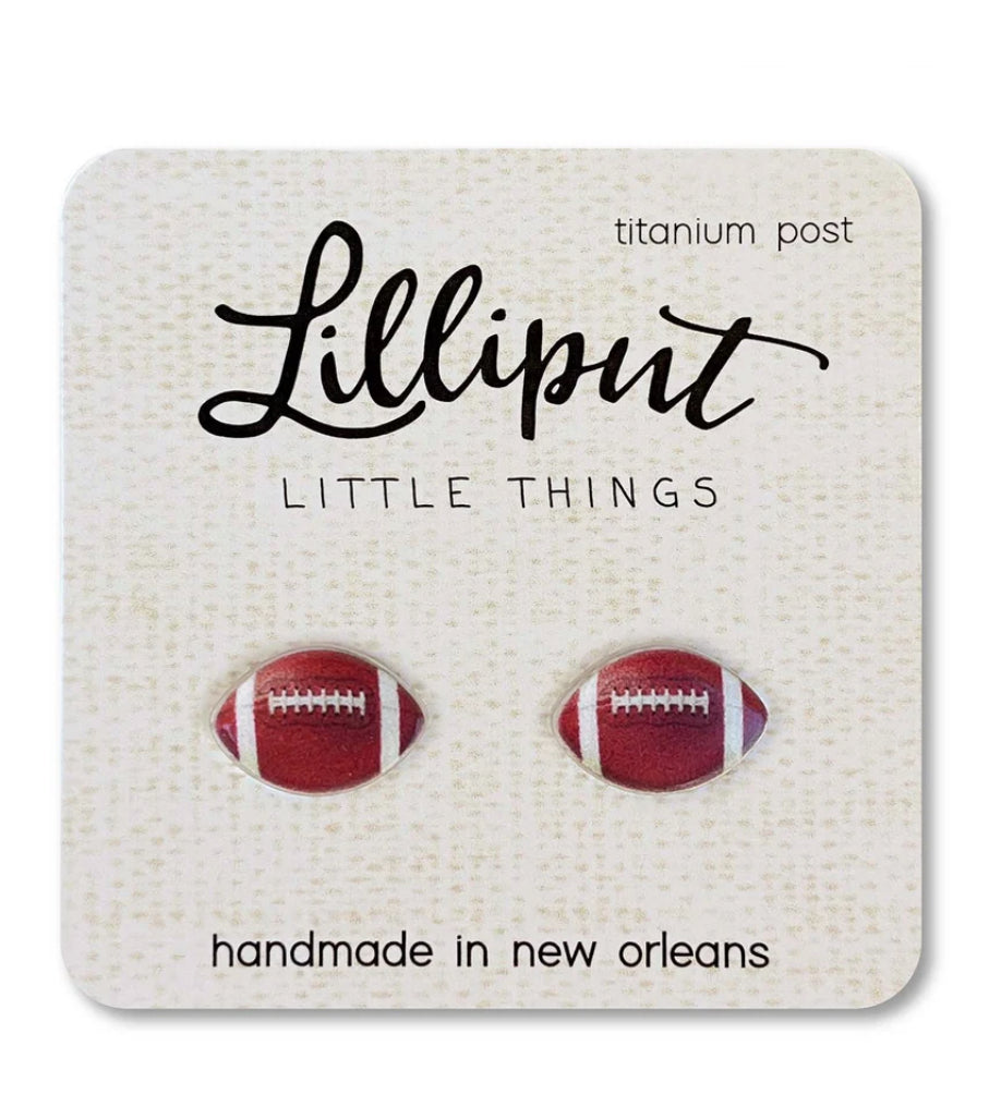 Football earrings