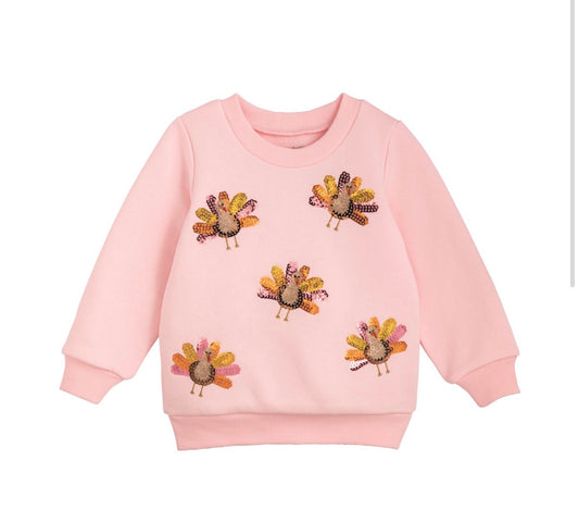 Sequin Turkey Sweatshirt