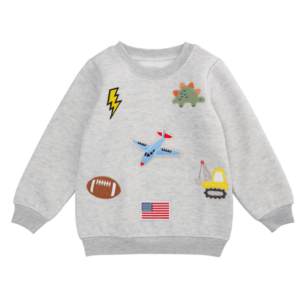 All Boy Patch Sweatshirt