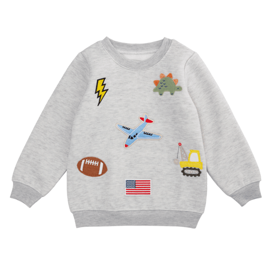 All Boy Patch Sweatshirt