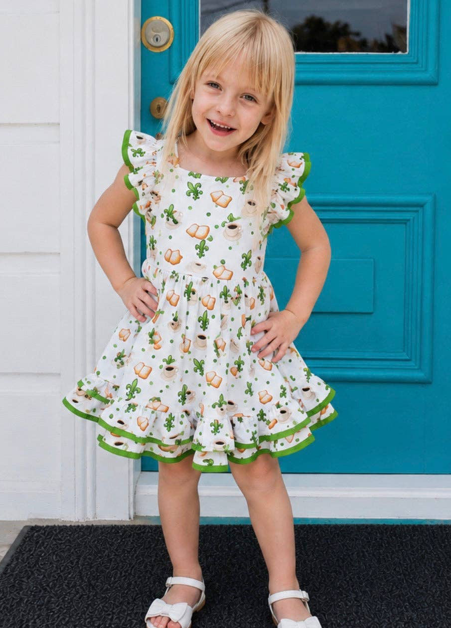 Beignet Ruffle Dress