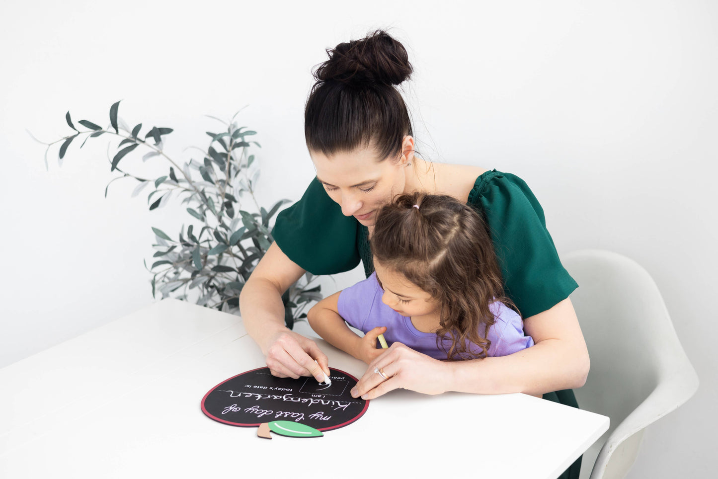 First and Last Day of School Reversible Chalkboard Sign