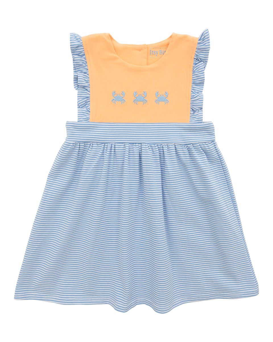 Crab Trio Ruffle Bubble and Dress