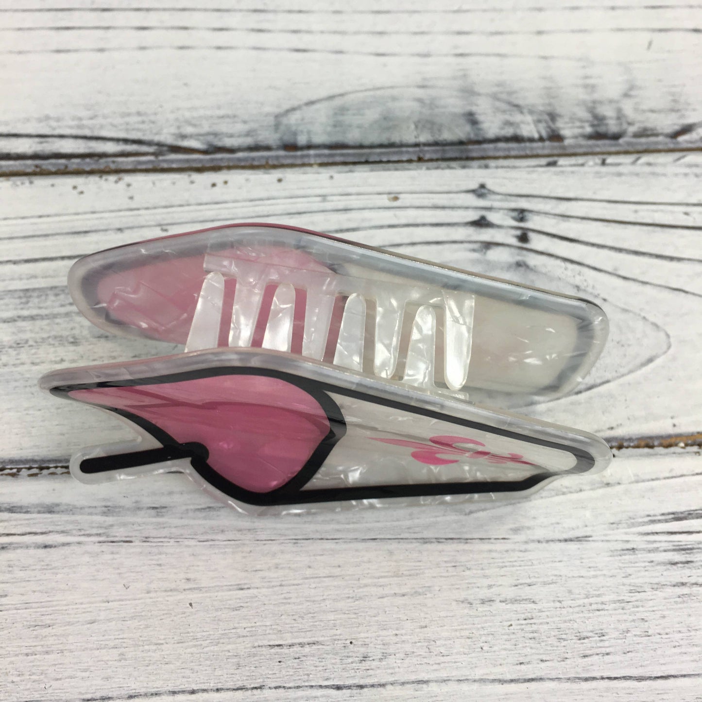 Marble snoball claw clip 