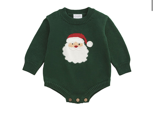 Green Santa Sweater Bubble