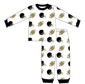 Football Fever Black and Gold Pajamas (need pic)