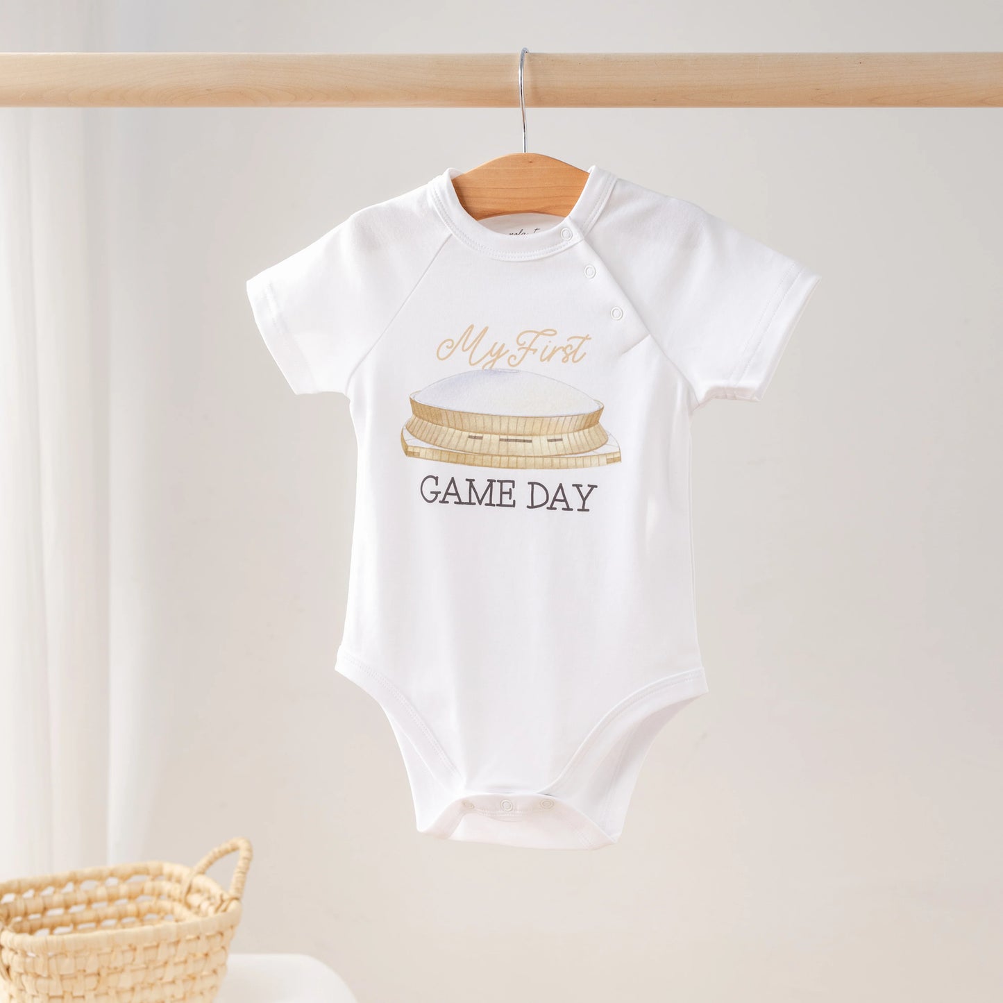 Saints- My First Game Day Organic Cotton Onesie