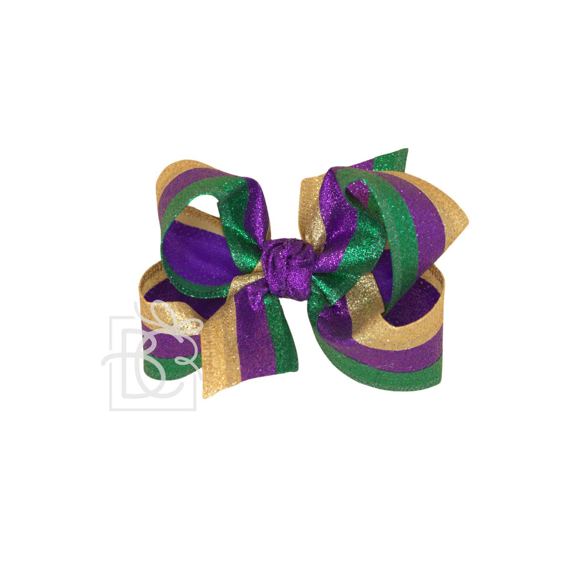 GLITTER MARDI GRAS STRIPE