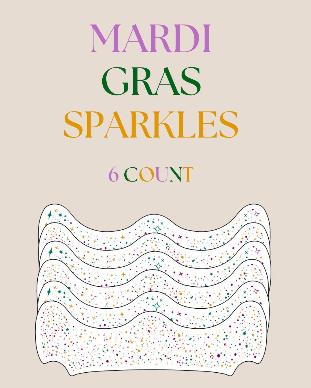 Mardi Gras Face Sparkles | Face Freckles | Face Sparkles