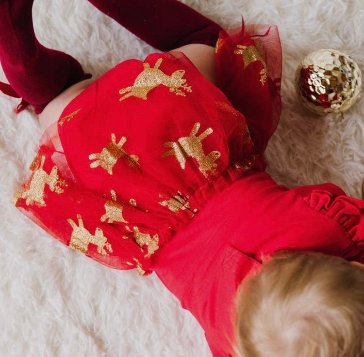 reindeer tutu onsie