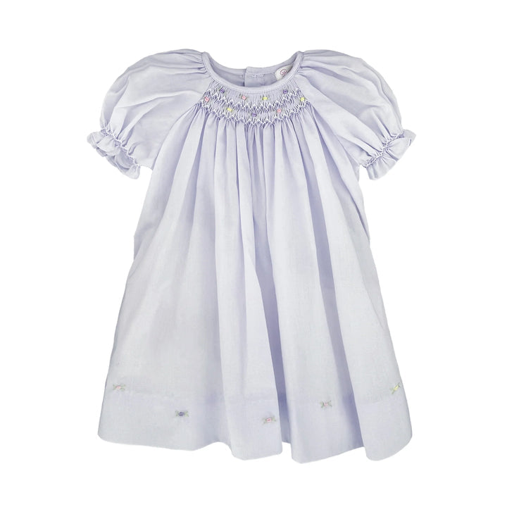 Lavender smocked day dress