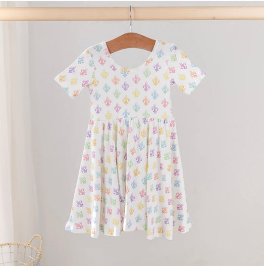 Fleur De Fun Organic Cotton Twirl Dress