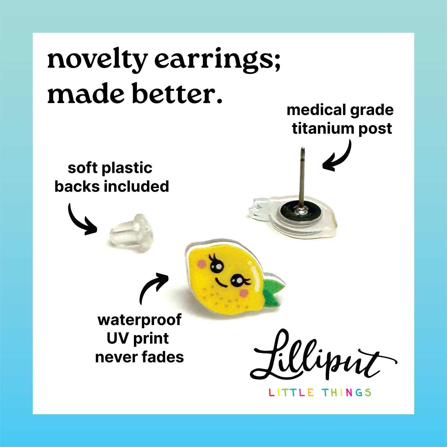 Graduation Cap Earrings