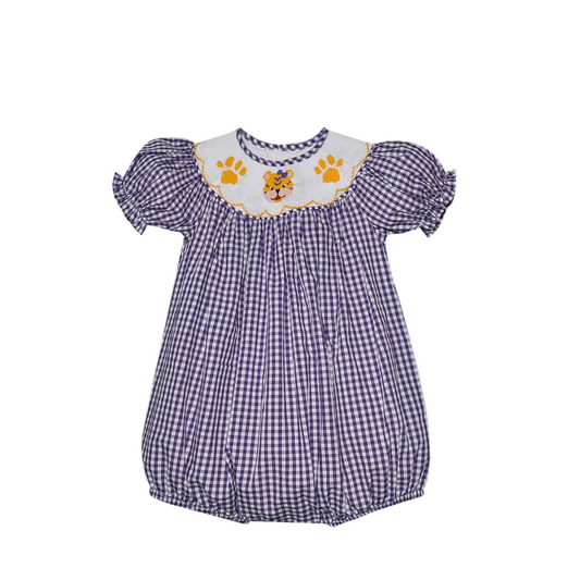 Tiger Smocked Bubble