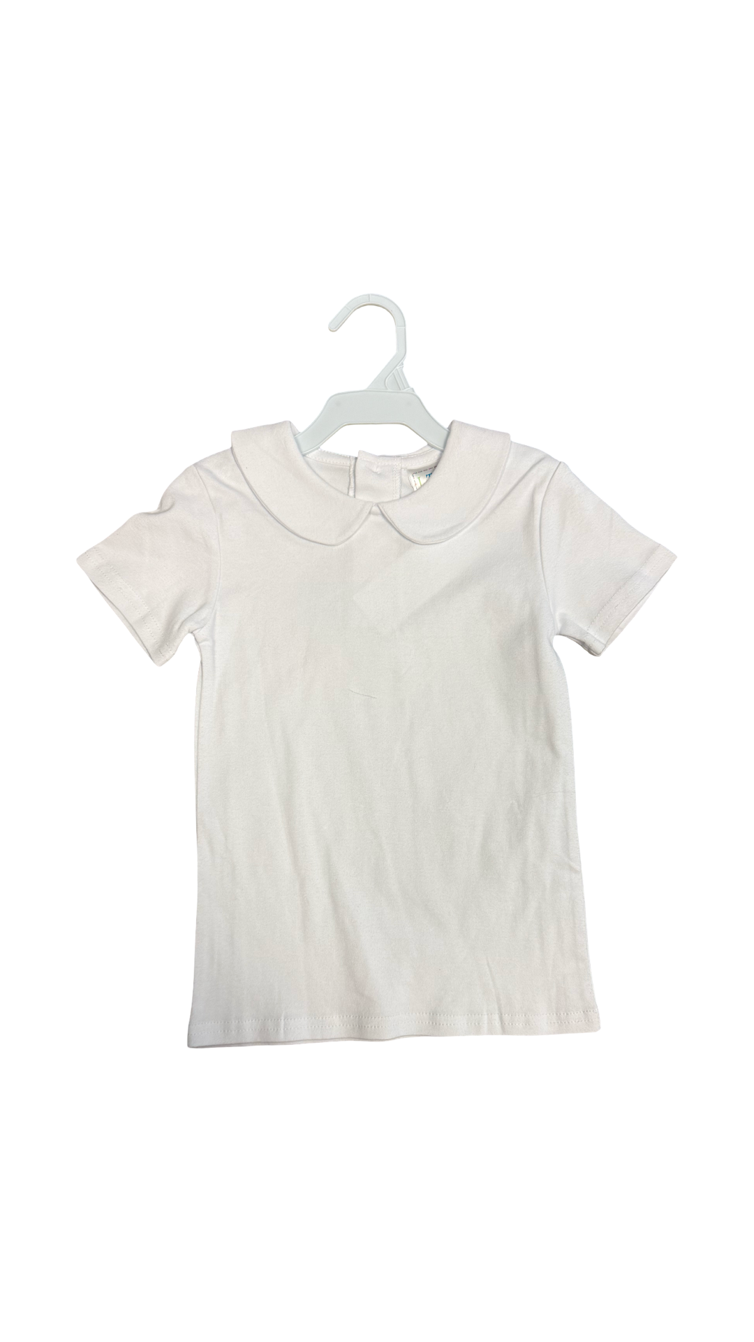 Boy Short Sleeve Peter Pan Shirt