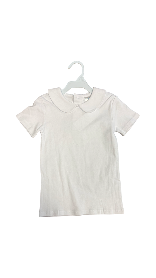 Boy Short Sleeve Peter Pan Shirt