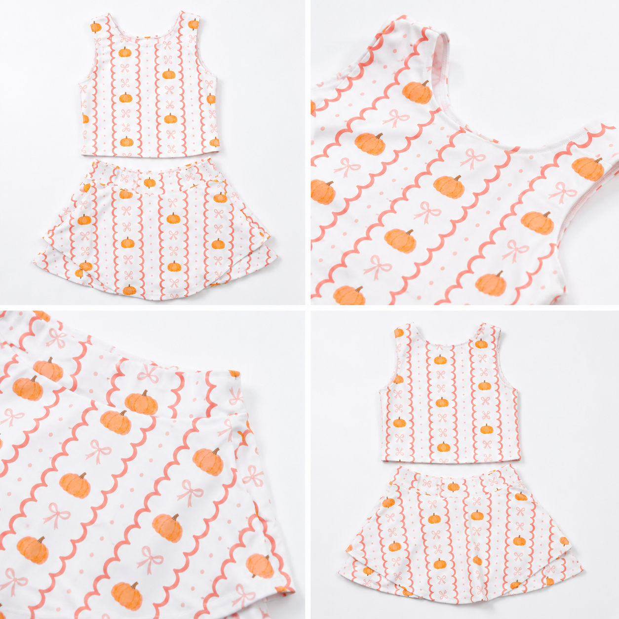 Pumpkin Tank and Skort set