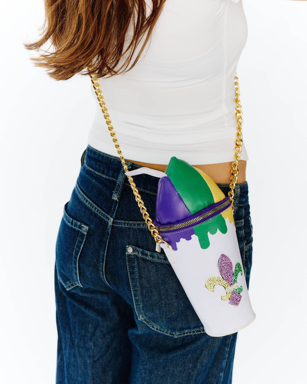 Mardi Gras Snowball Purse