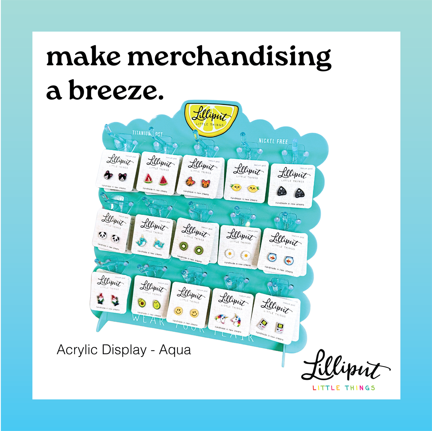 Pink Christmas Tree Earrings