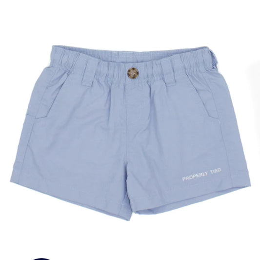 sky blue mallard shorts