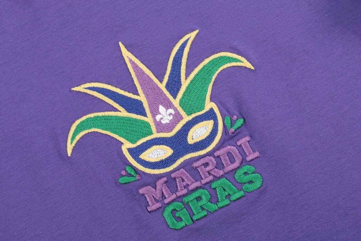 Mardi Gras Appliqué Short Set