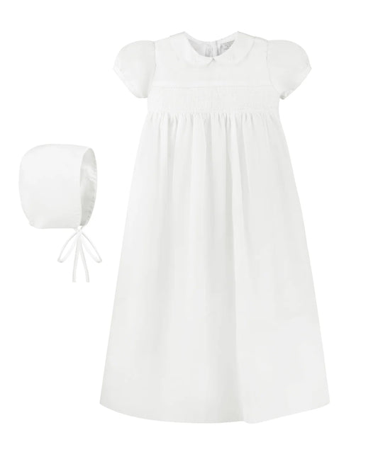 Smocked Christening Gown