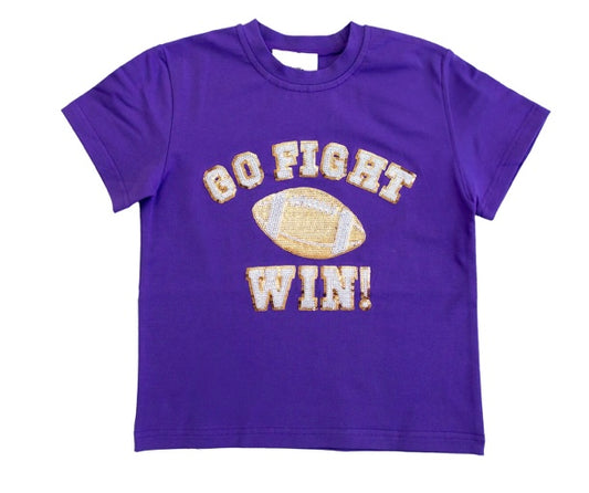 Sequin lsu go fight win shirt