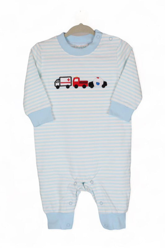 Rescue boy romper