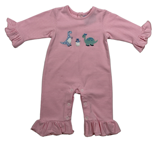 Dino land girl romper