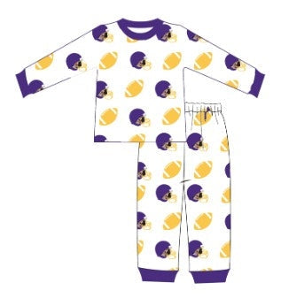 Football Fever Purple and Gold Pajamas (need pic)
