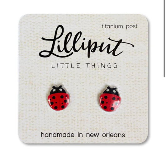 Ladybug earrings