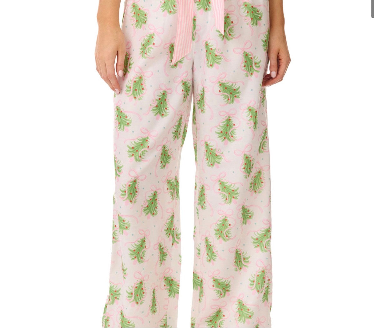 Mom Tree Bow Pajama Pants