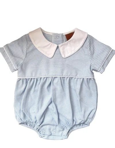 Asher Bubble - Blue Gingham