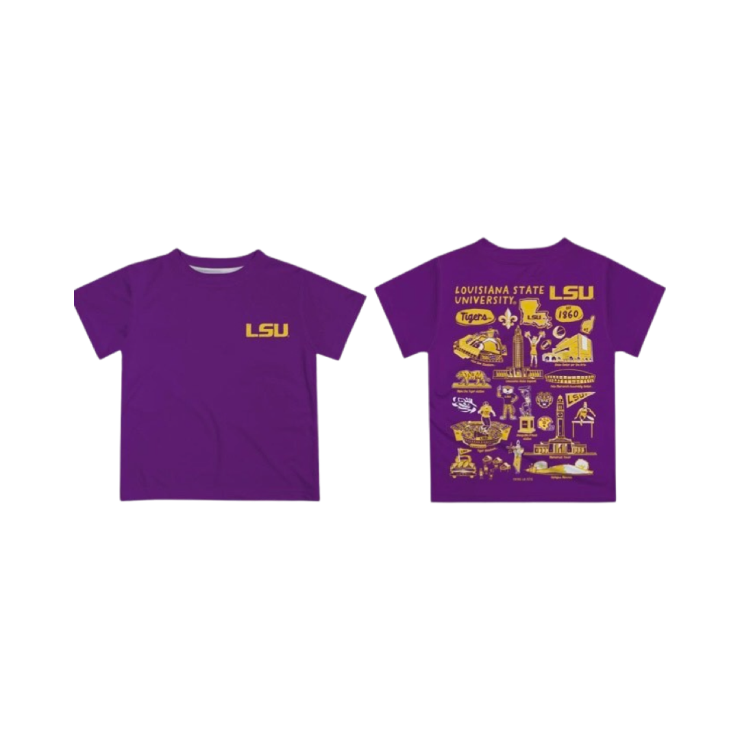 Lsu impression artwork shirt