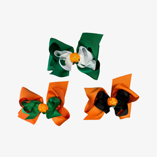 Resin Pumpkin Bow