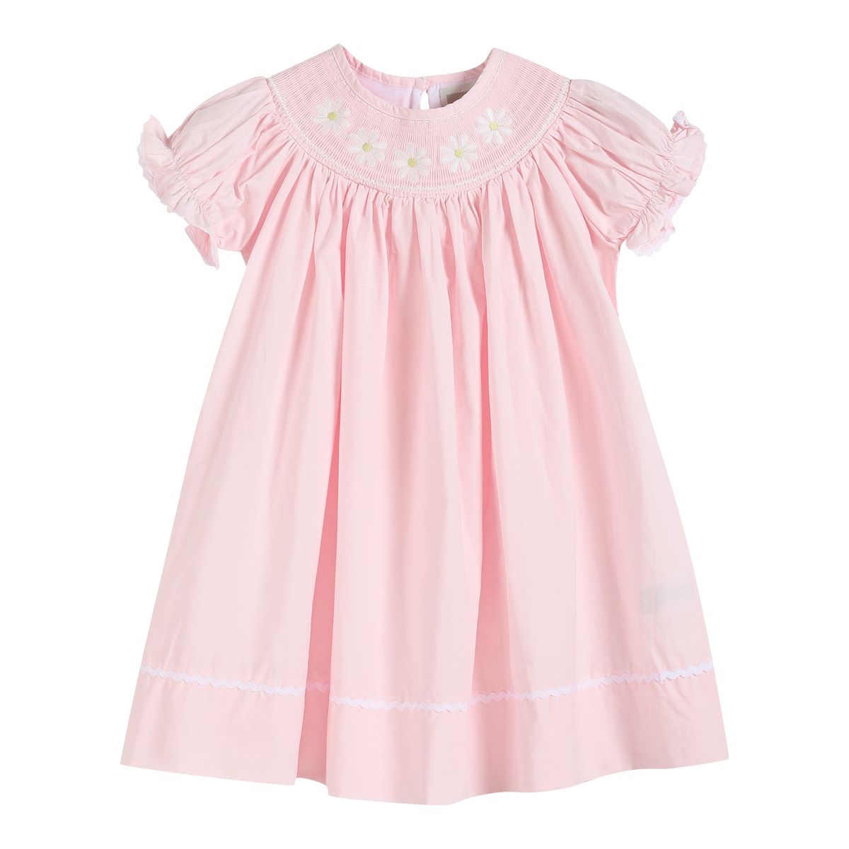 Light Pink Smocked Daisy Dress