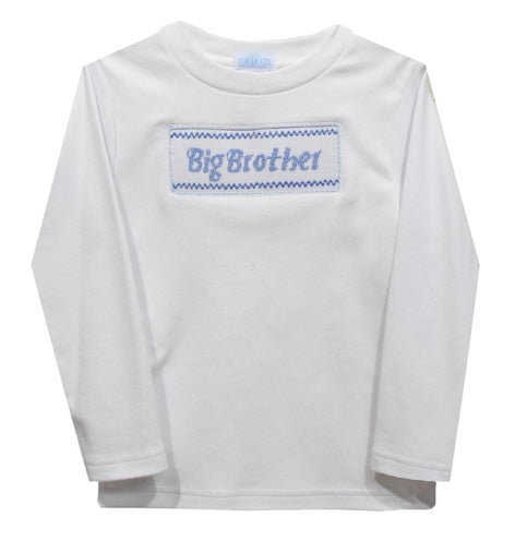 Big brother smocked shirt