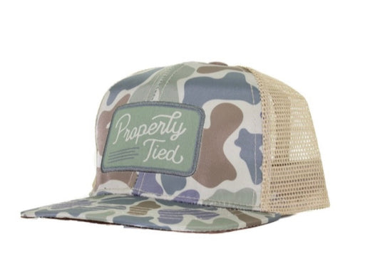 Vintage Camo trucker hat