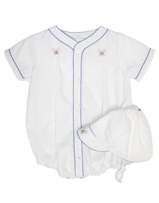Baseball Romper w/ Hat