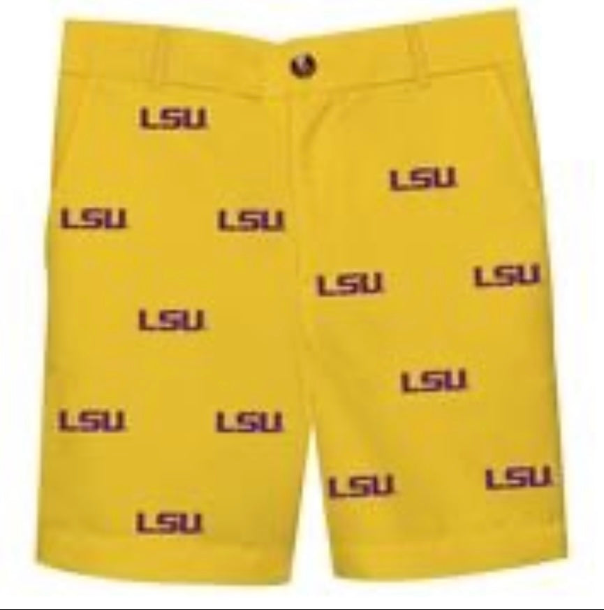 LSU All over Printed Shorts