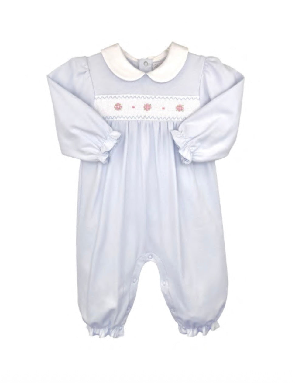 Blue Smocked Knot Longall