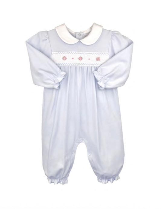 Blue Smocked Knot Longall