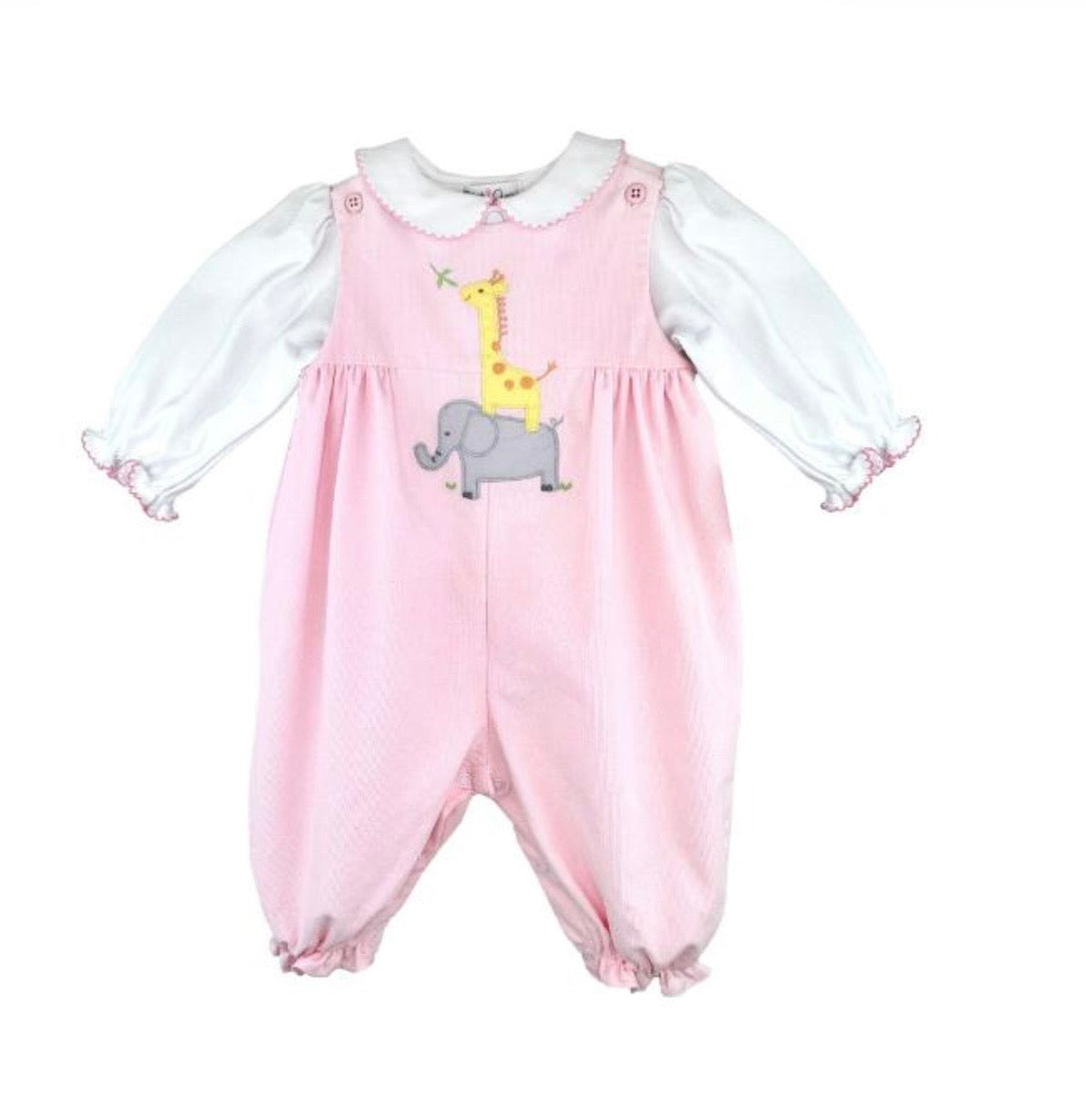 Pink Giraffe and Elephant Longall