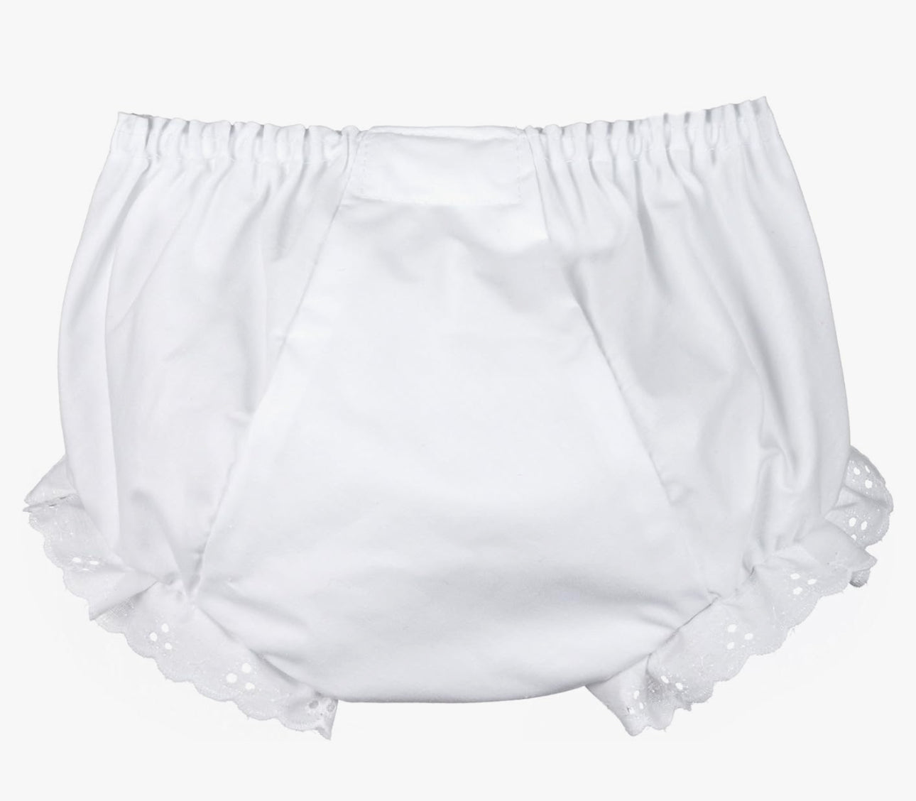 White lace eyelet bloomers