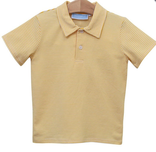 Gold game day polo