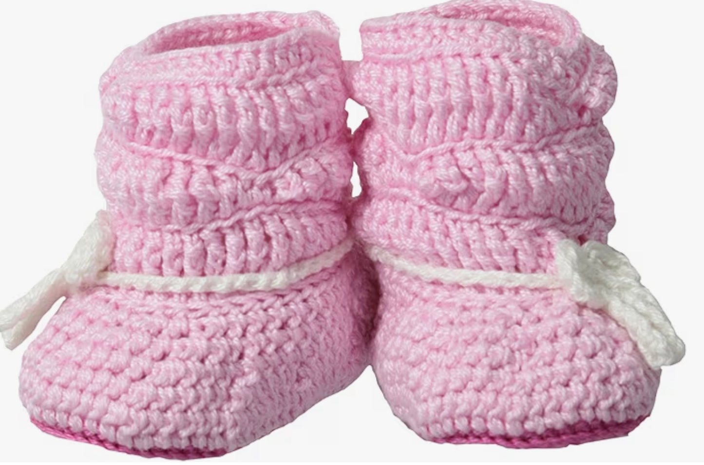 Slouch Bow Crochet Bootie