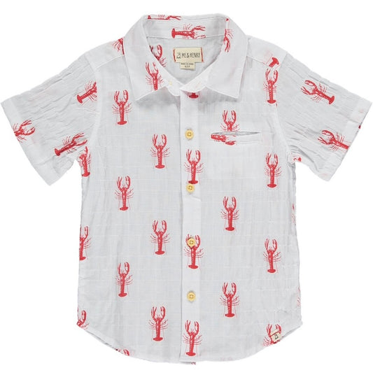 Crawfish Printed Woven Shirt